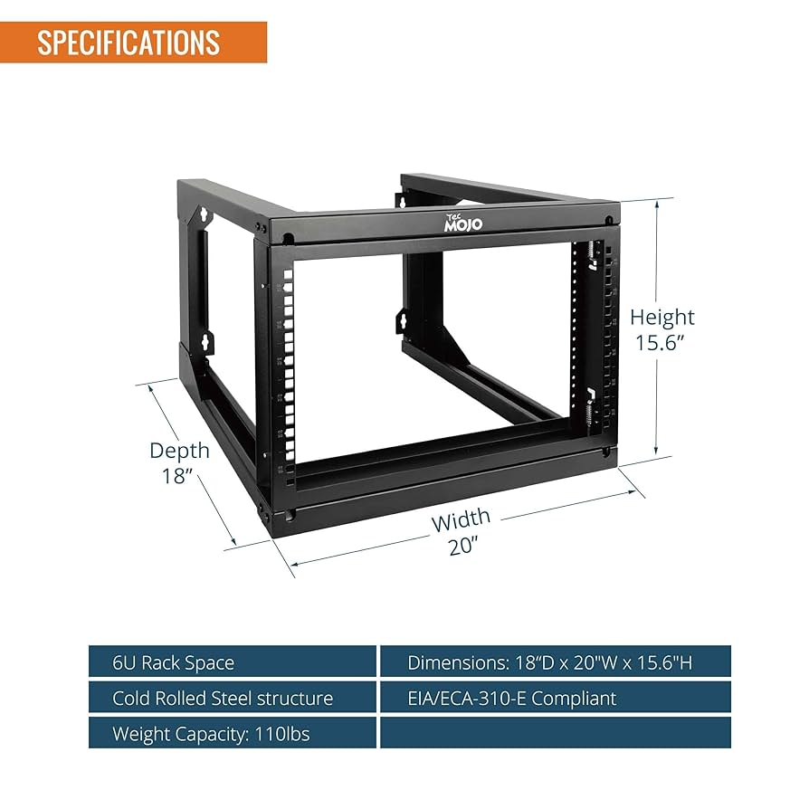 ネット　５ｍ×４ｍ Amazon.com: Tecmojo 16U Open Frame Network Rack for IT & AV